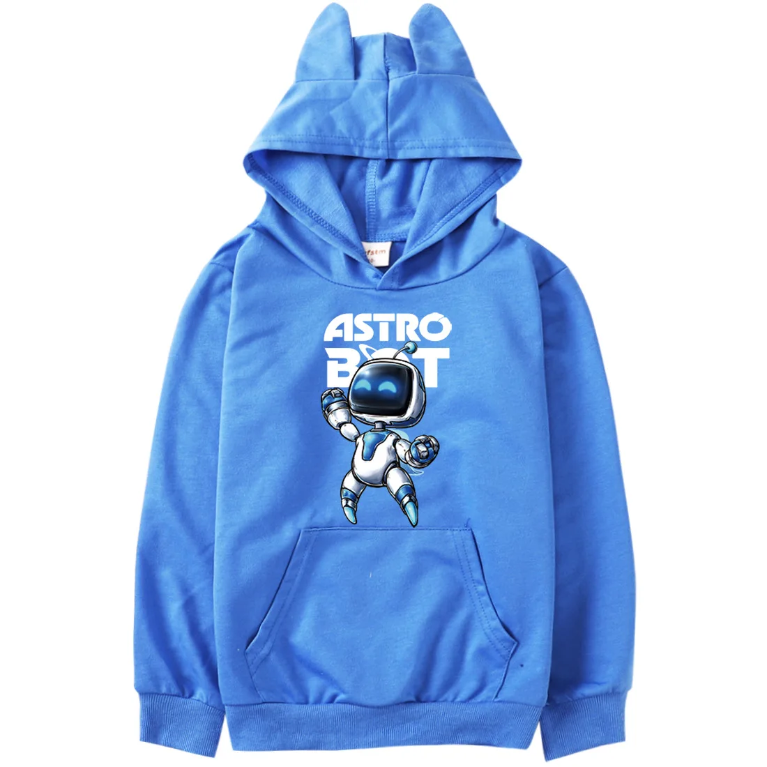 New ASTRO BOT Hoodie Kids Astros Playroom Sweatshirt Teena Boys Fashion Streetwear Baby Girls Pullover Coats Children Clothing