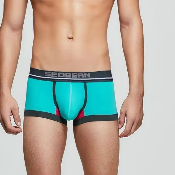 Fashion men's boxer underwear spot wholesale, cross-border printed letters fashion men's underwear