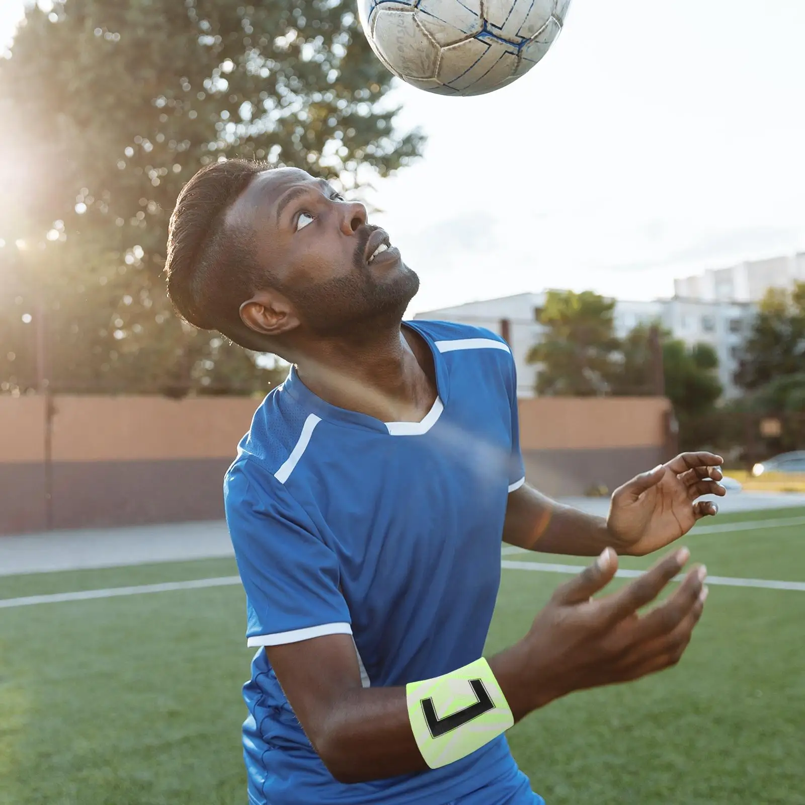 2 قطعة الفرقة الكابتن كرة القدم الكابتن شارة الشباب الرياضة قابل للتعديل أربطة مرنة أكمام أذرع تبريد كرة القدم الأساور فريق كرة القدم