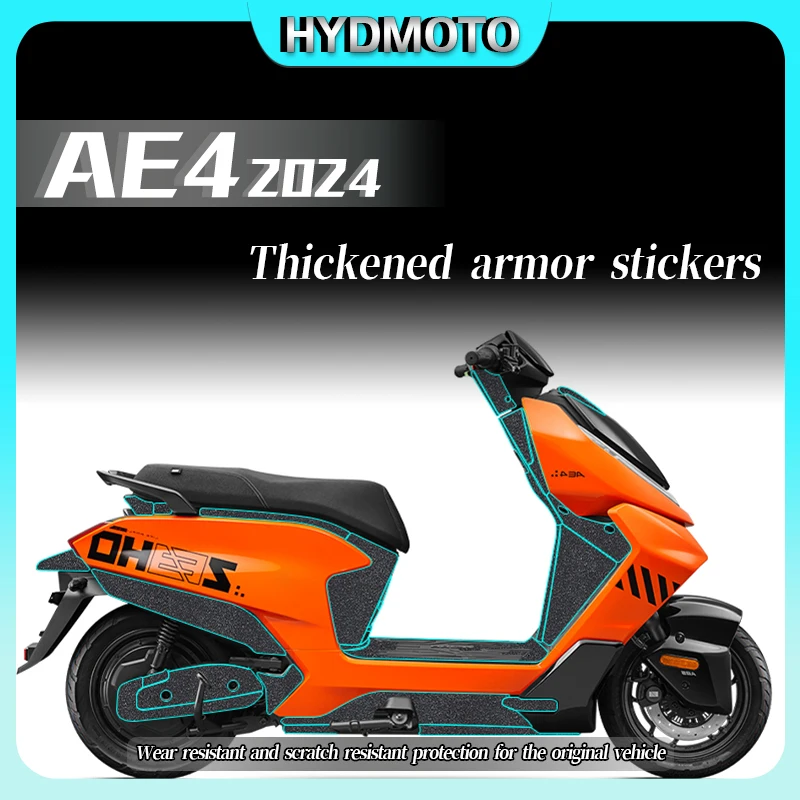 For ZEEHO AE4 ae4 2024 thickened armor stickers body protection stickers scratch resistant stickers film modified accessories