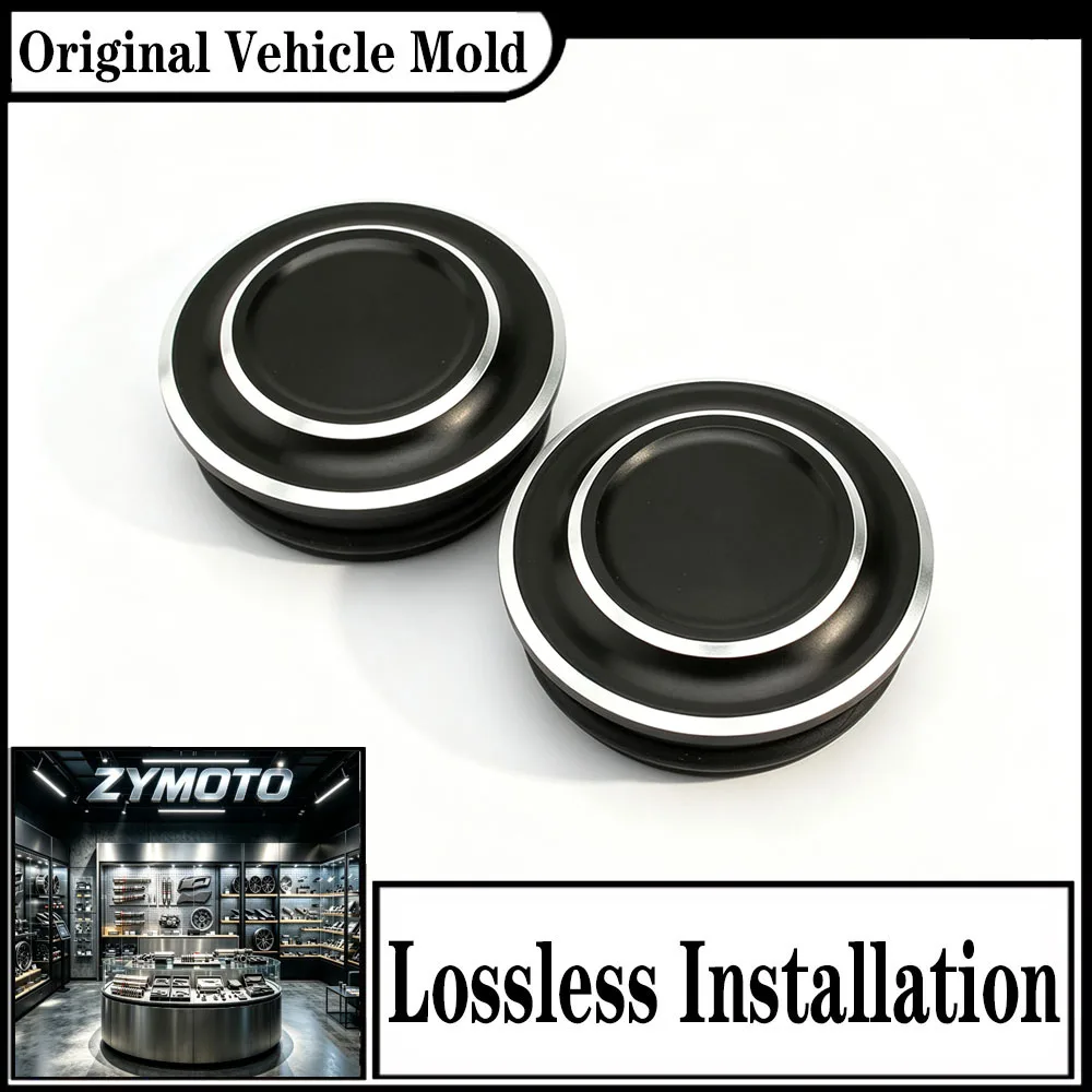 FOR Honda Rebel 500 300 250 CMX500 CMX300 CMX250 2020-2025 Frame Hole Cover Plug Decoration Pair Black Gold Red Chrome Aluminum