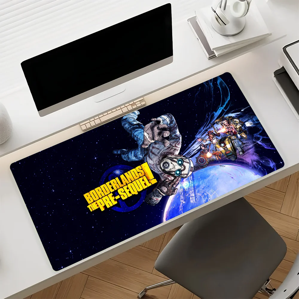 Game B-Borderlands-S Mouse Pad Anti Slip Rubber Edge Locked Thickened Laptop Gaming Desk Mat
