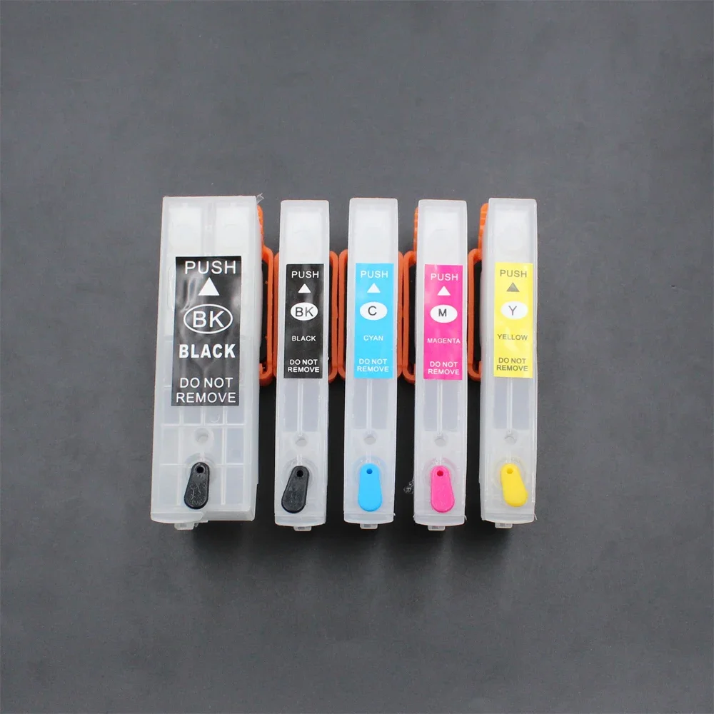 26/26XL Refillable ink cartridge For Epson XP600 XP605 XP700 XP800 XP510 XP615 XP610 XP520 XP620 XP625 Printer T2621 T2631-T2634