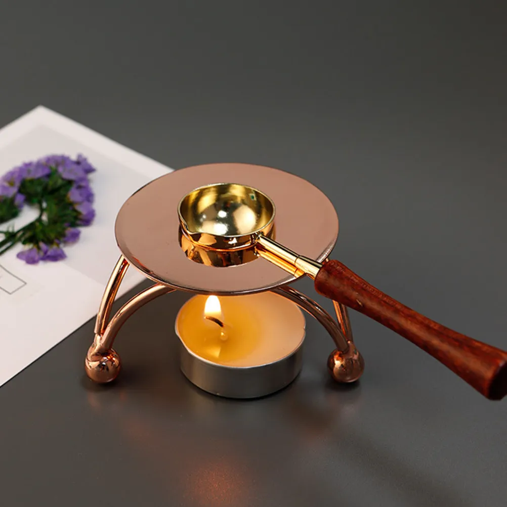 Decorative Wax Seal Warmer Iron Melting Furnace for Wedding Invitations Envelopes Retro Letters Wine Gift Boxes Vintage Wax