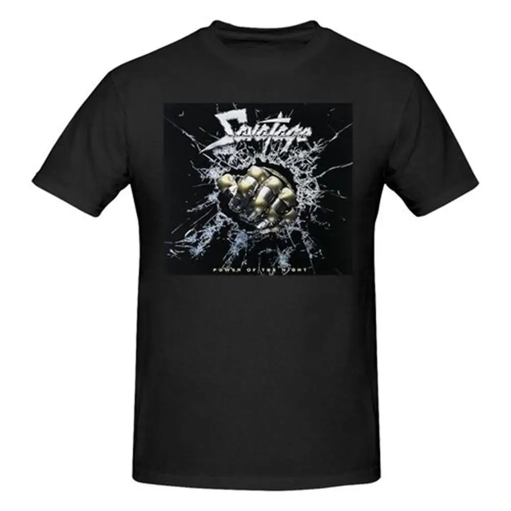 

SAVATAGE POWER OF THE NIGHT'85 BLACK LONGSLEEVE T SHIRT TE7561