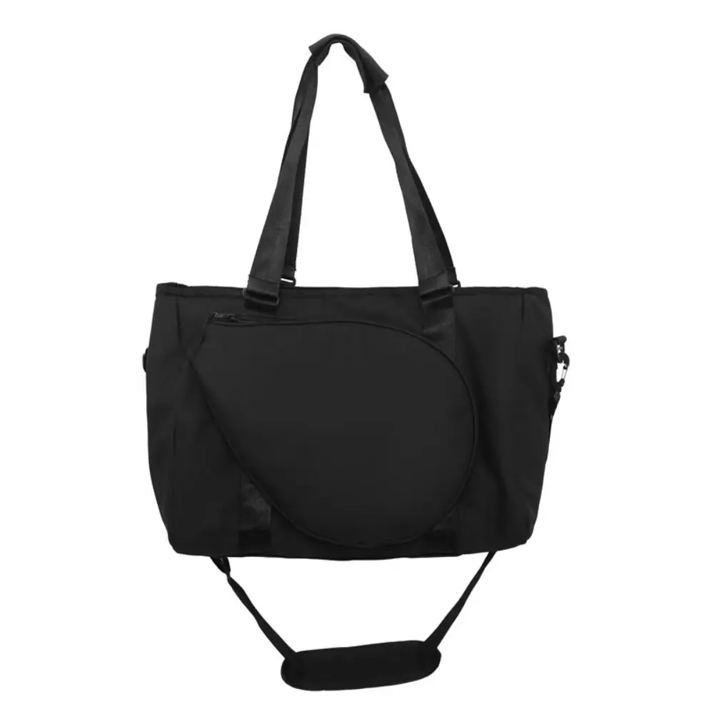 Large Capacity Tennis Racket Bag Adjustable with Handle Tennis Shoulder Bag Beauty Multi-layer Sports Fitness Bag Women Men