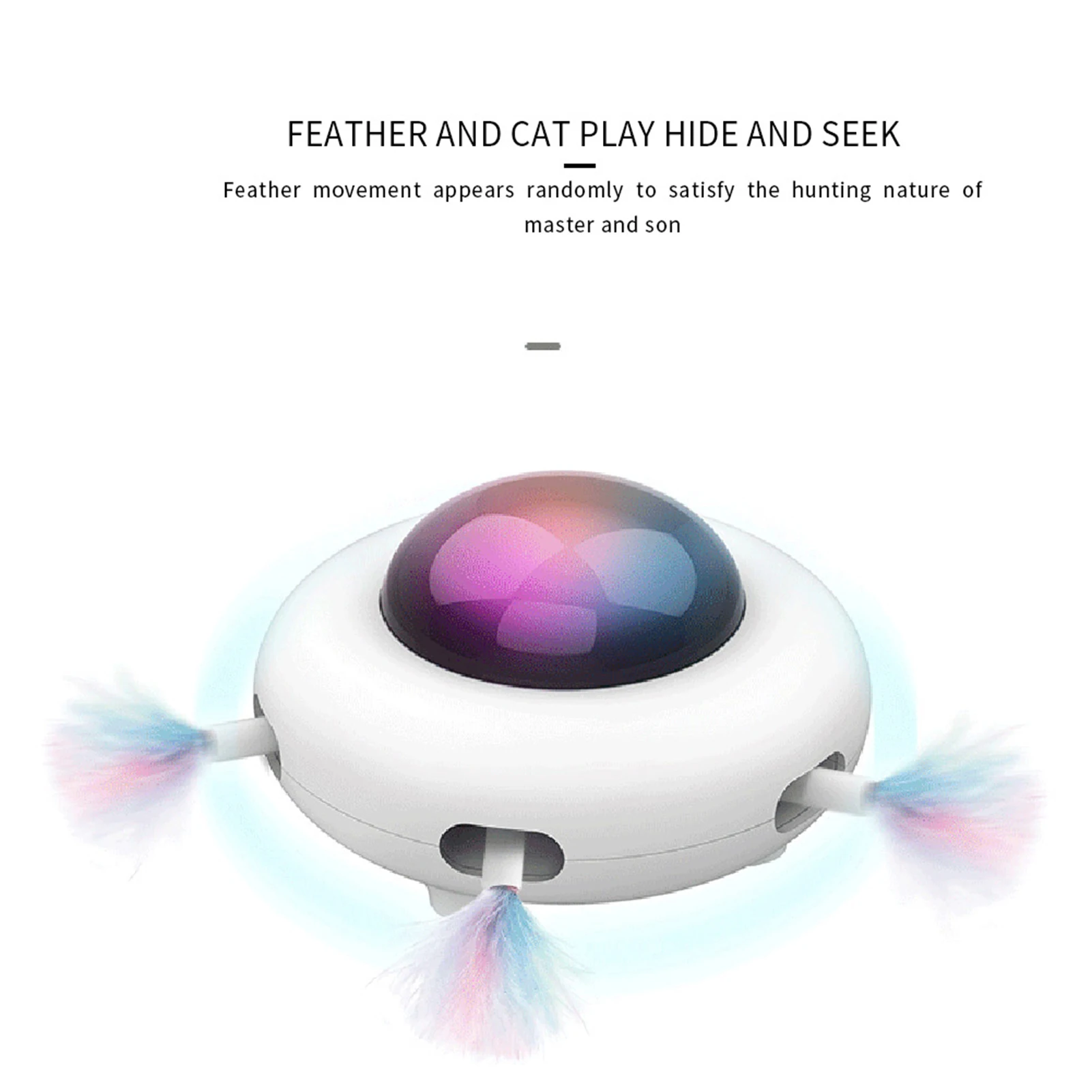 Funny Cat Toy Speed Adjustable for Indoor Cats Kitten