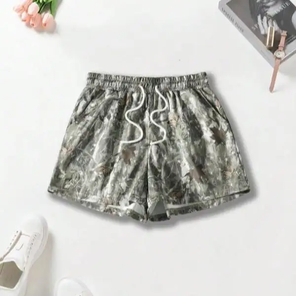 الرجال التمويه طباعة orts المرأة مربوط السراويل سراويل تقليدية منتصف العمر المواد البلاستيكية المواد الأخرى00% منخفضة الخصر