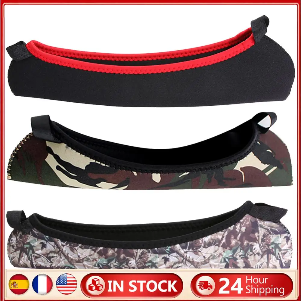 Rifle spotting óptica lente capa à prova de poeira neoprene escopo capa protetora rifle escopo capa caso para 10 em comprimento escopos