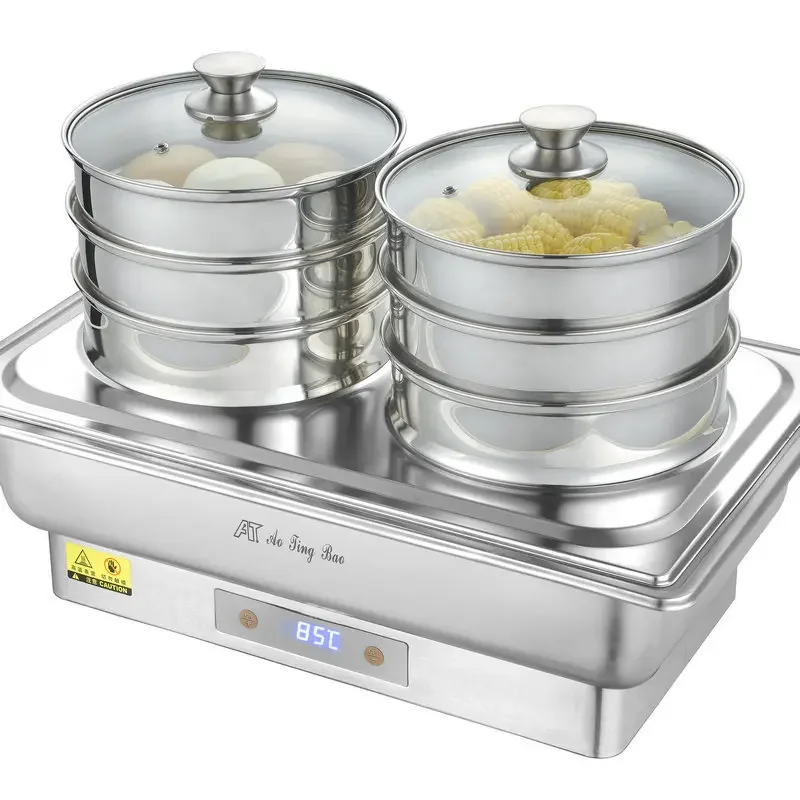 STAINLESS STEEL CHAFING DISH Chafing Dish Deep Soup Station For Buffet Display