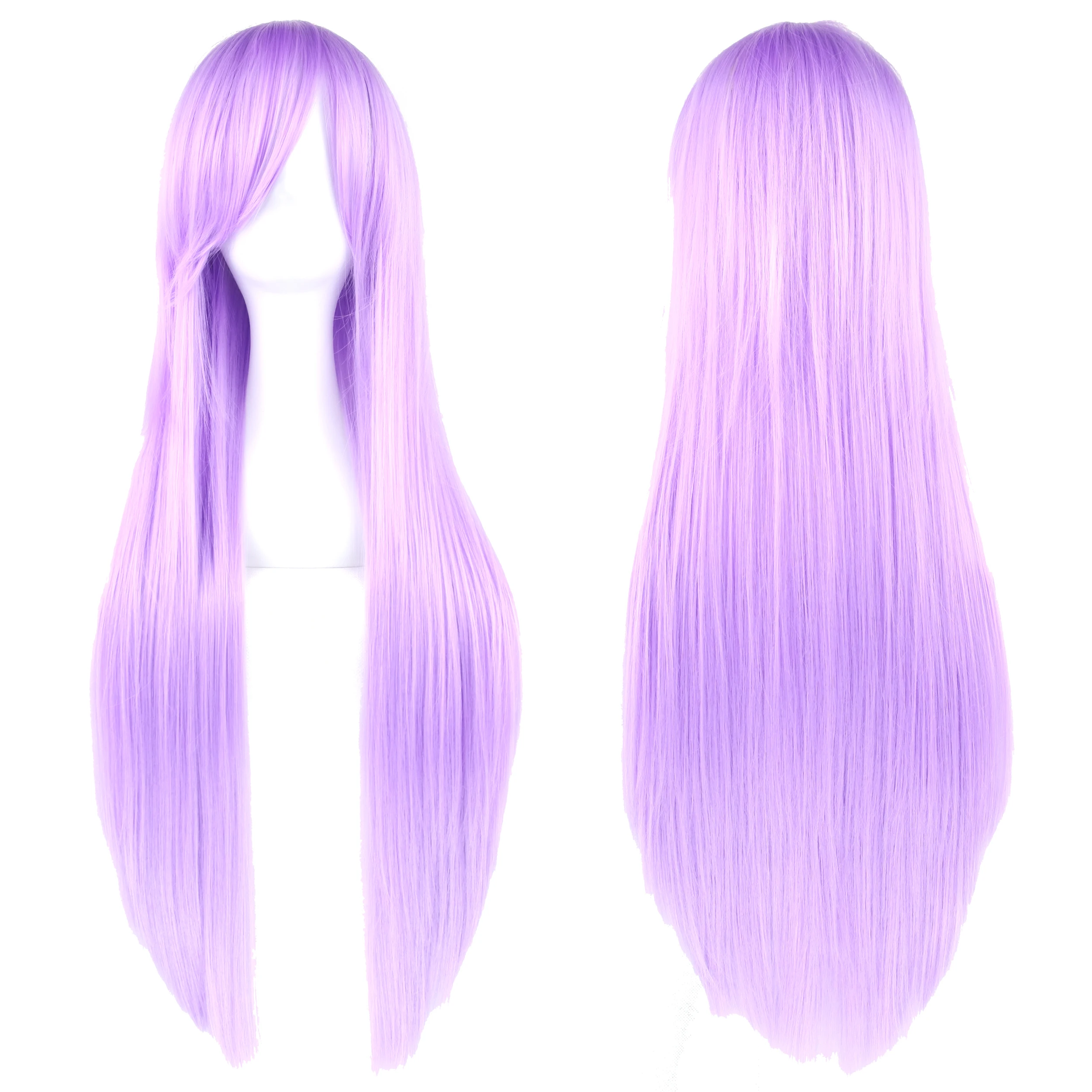 Soowee 80cm Lange Gerade Synthetische Haar Perücken-weiblich Sliver Grau Perücke Rosa Blau Weiß Cosplay Perücken für Frauen falsche Haar