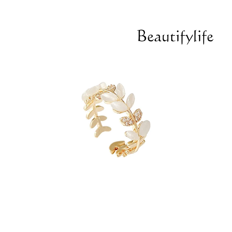 

High-end wheat ear ring design niche light luxury unique temperament fashionable exquisite versatile