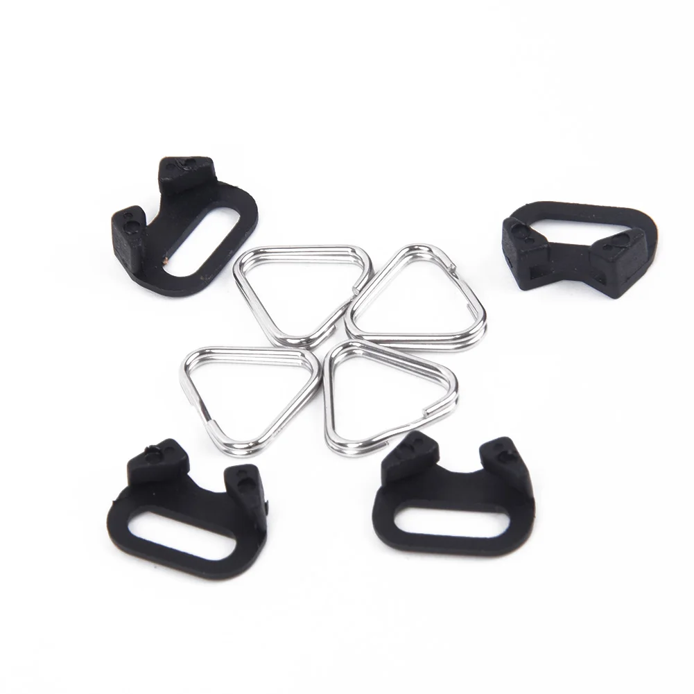 4 Pack of Triangular Split Rings for Camera Shoulder and Belt Straps Suitable for DSLRs and Small Aperture Cameras