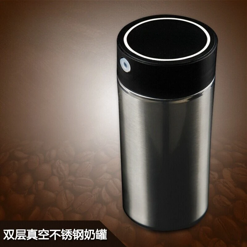 For Deyi Coffee Machine , Double-layer Vacuum Stainless Steel Milk Frother, Milk Can/milk Tank, Quick Delivery Plug, 304 Steel