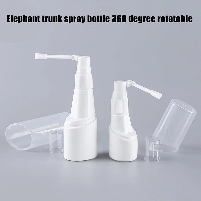 25/50ml 360° Rotating Elephant Nose Spray Bottle Plastic Liquid Dispenser Travel Cosmetic Atomizer