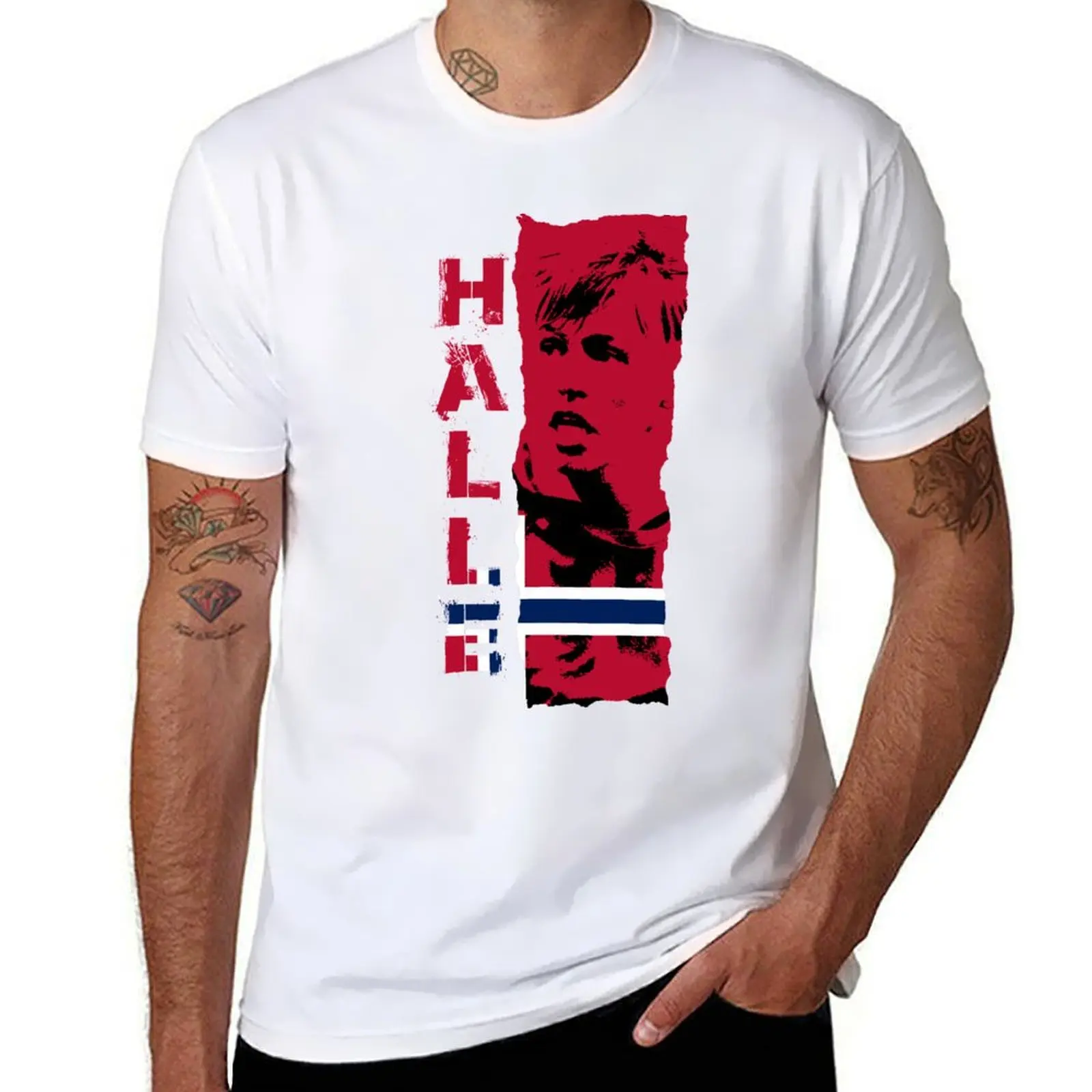 

Gunnar Halle Oldham T-Shirt t shirts for man cotton soft cotton t shirts high quality t shirts cotton 100% T-Shirt