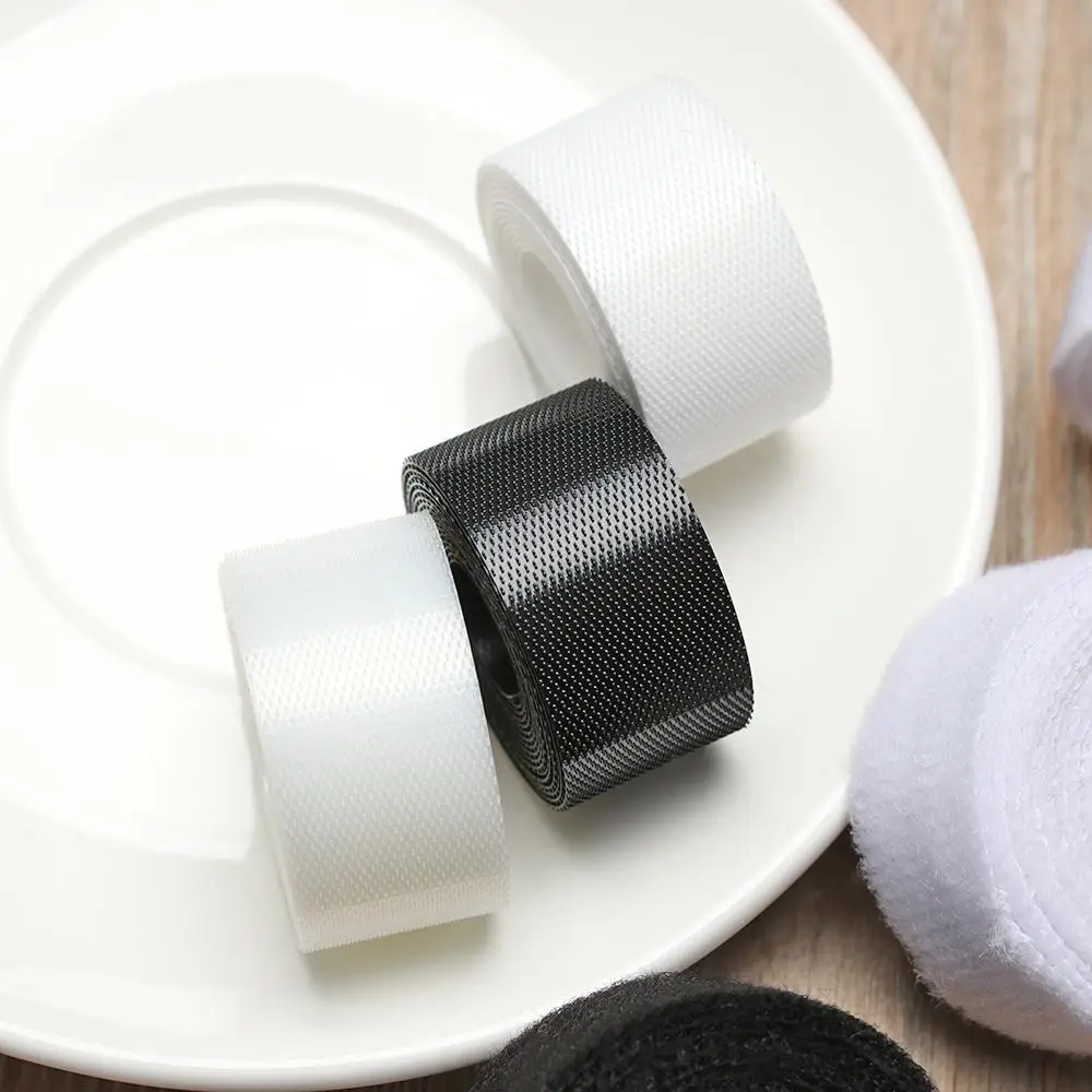 High Quality DIY Clothing Accessories Black/White Magic Tapes Sticker Sewing Stickers Clothes Fastener Tape Paste Strap
