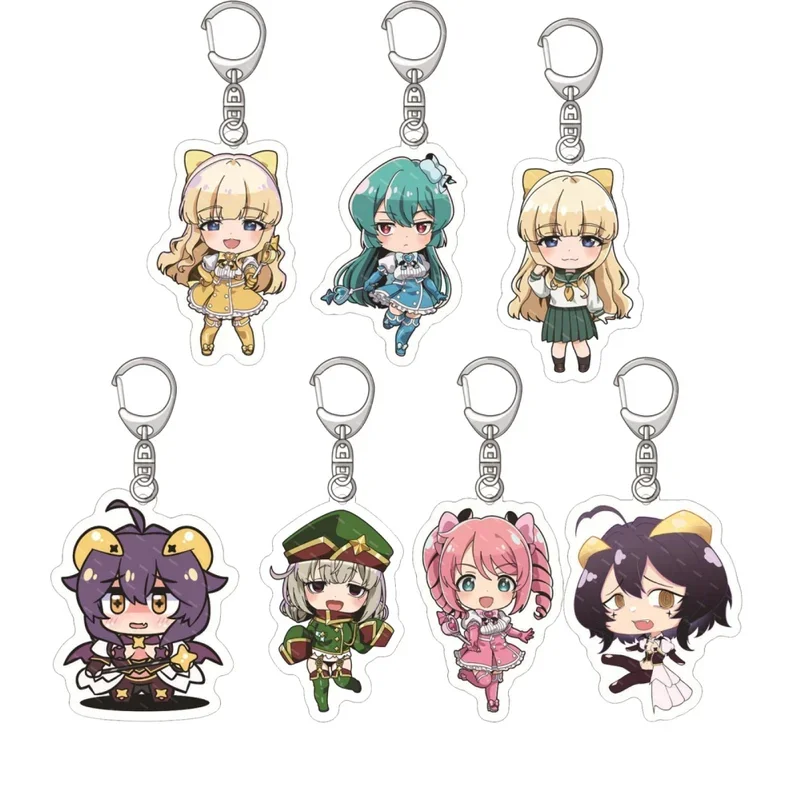 Hot Anime Magical Mahou Shoujo Ni Akogarete Girls Hiiragi Utena Acrylic Keychain Stand Figure Display Cosplay Charm Model Plat