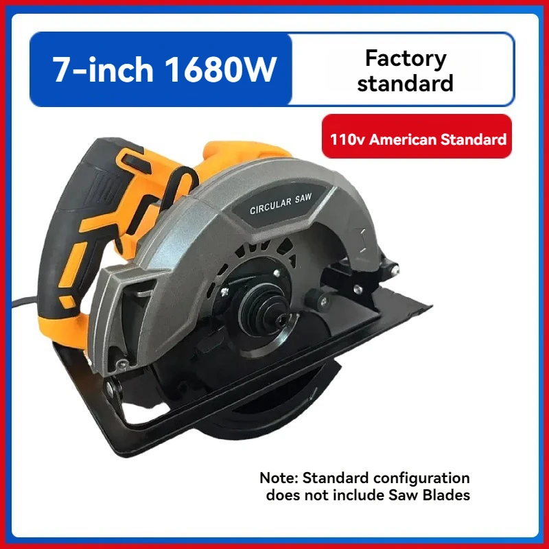 110V American Standard Electric Circular Saw Electric Cutting Machine Industrial Performance Easy To Operate Plug In Power Suppl