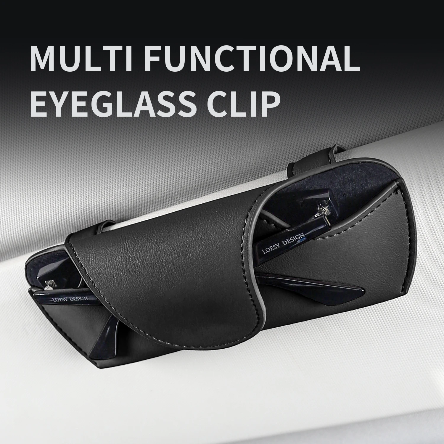 Auto Sun Visor Glasses Holder For Ford Ranger Mustang Mach - E Mustang Tourneo Transit Expedition PUMA Cars Accessories Interior