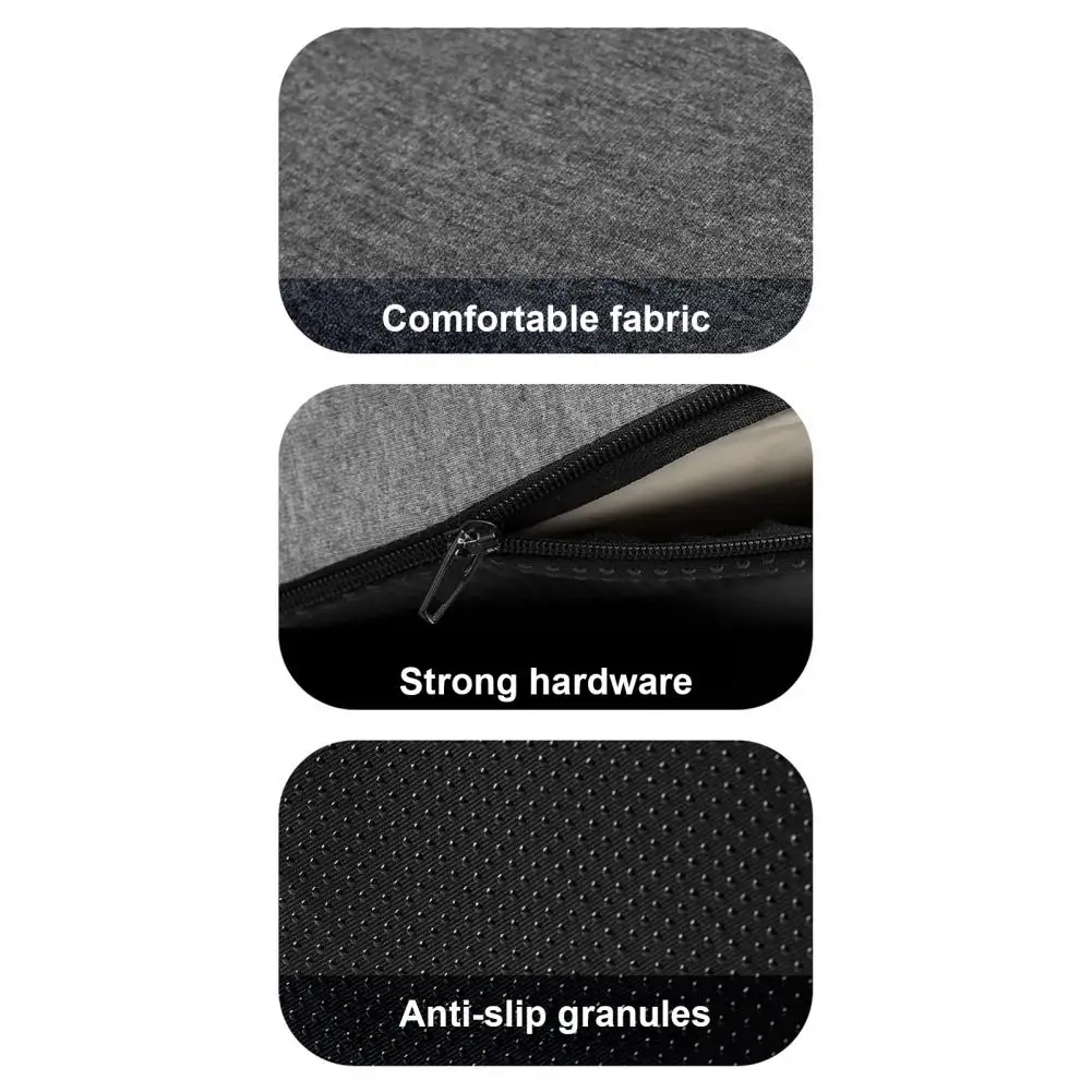 Memory-Schaum Bürostuhl-Kissen Rückenlehne Ergonomisches Sitzkissen zur Stresslinderung Lendenwirbelstütze für Auto und Büro – Detail 7