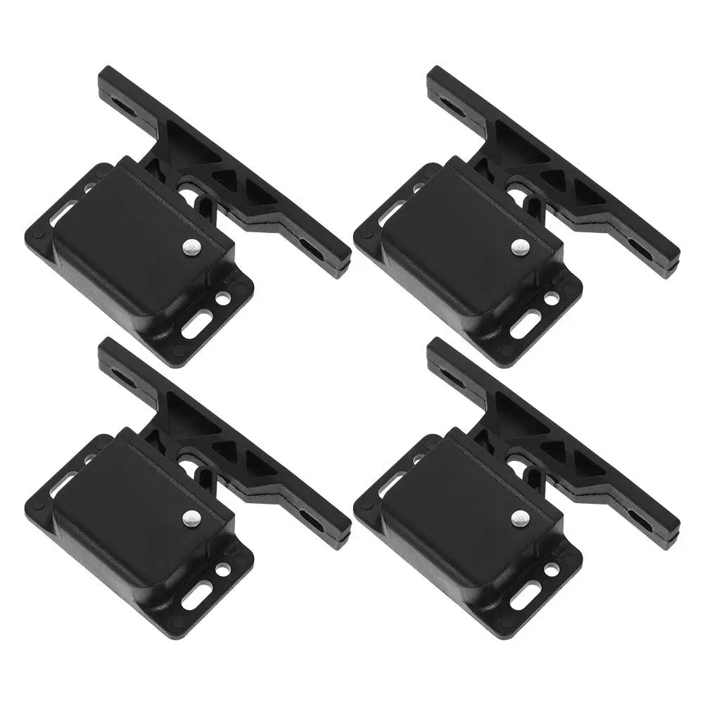 4Set Side Mounted Grabber Latch Compact Design Rv Cabinet Door Lock for Camper Boat Trailer Home Bedroom Kitchen Bathroom Use