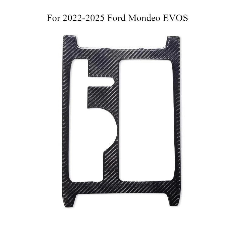 

For 2022-2025 Ford Mondeo EVOS Interior Real Carbon Fiber Sticker Kit - Center Console & Gear Shift Panel Trim Upgrade
