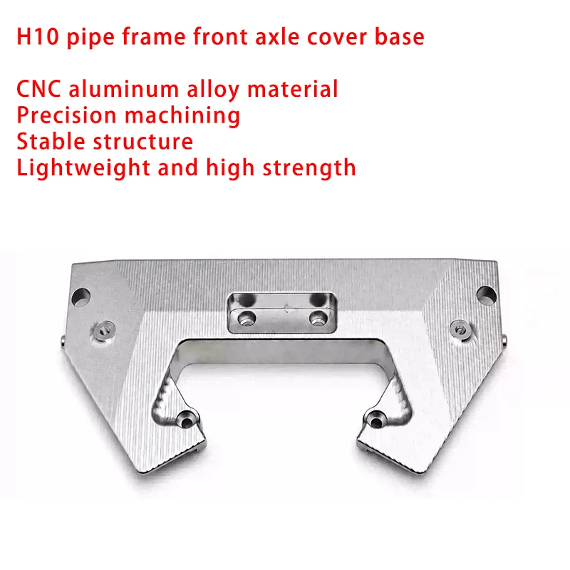 

Front Axle Cover Base Upgrade Part CNC Aluminum Alloy Modification Parts for 1/10 RC Crawler Car Traxxas H10 Pipe Rack DIY Parts