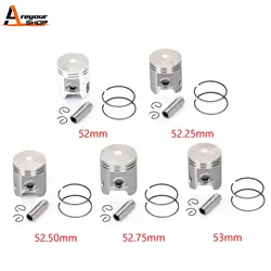 Areyourshop Piston Ring Pin Clip Kit For Yamaha BWS Aerox Nitro NEOS OVETTO 100 4VP-E1636-00 4VP-E1636-10 Motor Parts