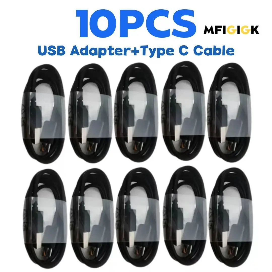 

MFIGlGK Bulk Lot 10x USB C Кабель 4 фута Быстрое зарядное устройство Тип C Шнур для S8 S9 S10 Note10 Android для Google для XiaomiMFIGK