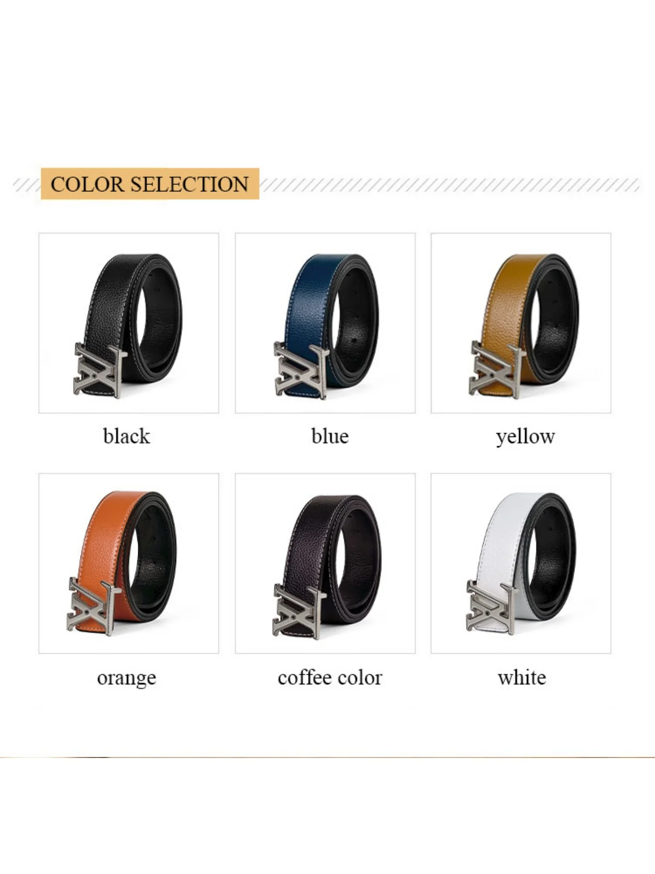 أحزمة رجالية ونسائية بإبزيم كلاسيكي ذهبي، مصنوعة يدويًا من جلد البولي يوريثان، فاخرة وخفيفة وعصرية، متعددة الوظائف، يمكن مطابقة مع wi