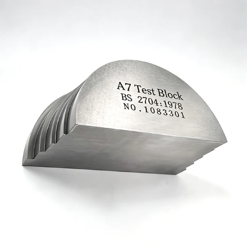 A7 Calibration Test Block BS 2704:1978 Ultrasonic Non‑Destructive Testing UT Calibration Block for Flaw Detector Probe Adjustmen view 3