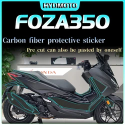 For HONDA FORZA350 Forza 350 2023  Protective film anti-wear sticker carbon fiber sticker car sticker modification accessories