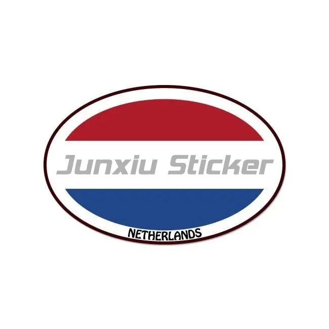 Niederlande nl Flagge Auto Aufkleber Auto Fahrrad nl reflektierende Reise Aufkleber für Laptop Gepäck Koffer Auto PVC Vinyl Aufkleber