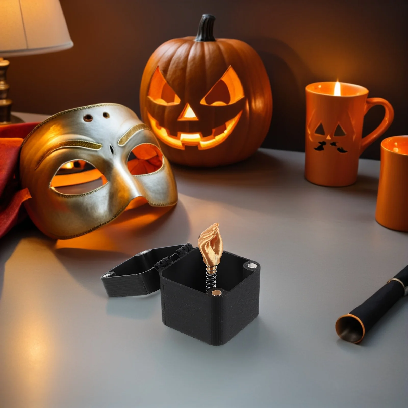 ピンチフィンガー・イン・ザ・ボックス　ノベルティジョークキット　大人向け　面白いいたずらプレゼント　バレンタインデーパーティーデコレーション　サプライズポップアップギャグボックス