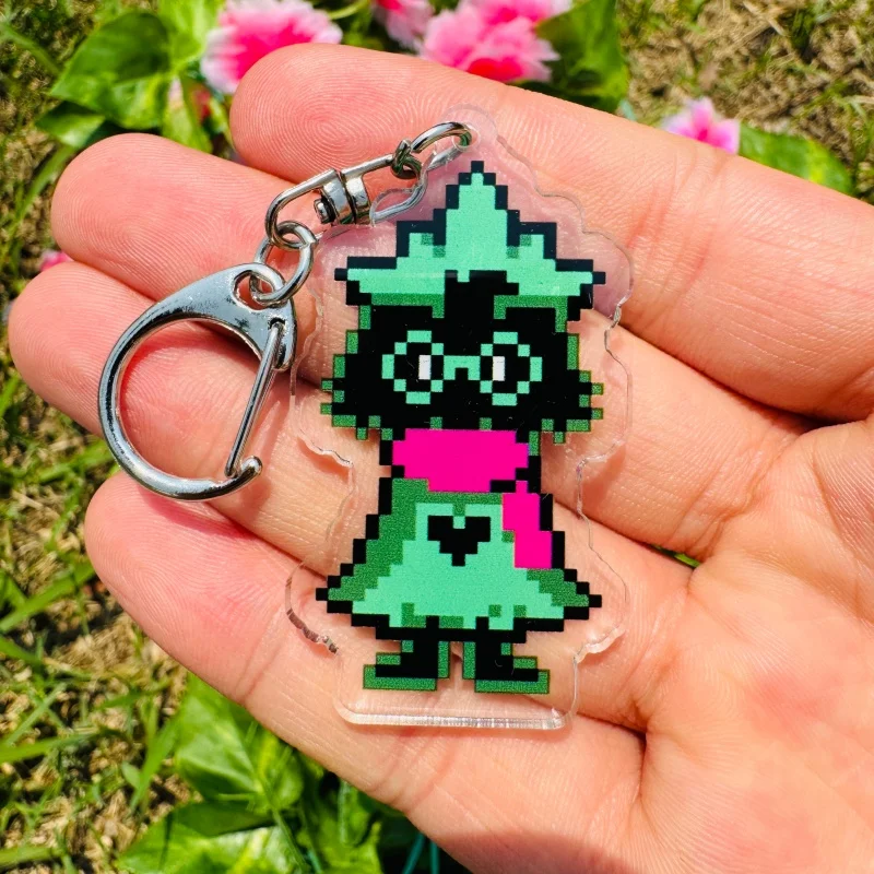 Game Deltarune Kris Susie Ralsei Cosplay Anime Accessories Badge Keychain Game Key Chain Pendant Cartoon Gifts image 4