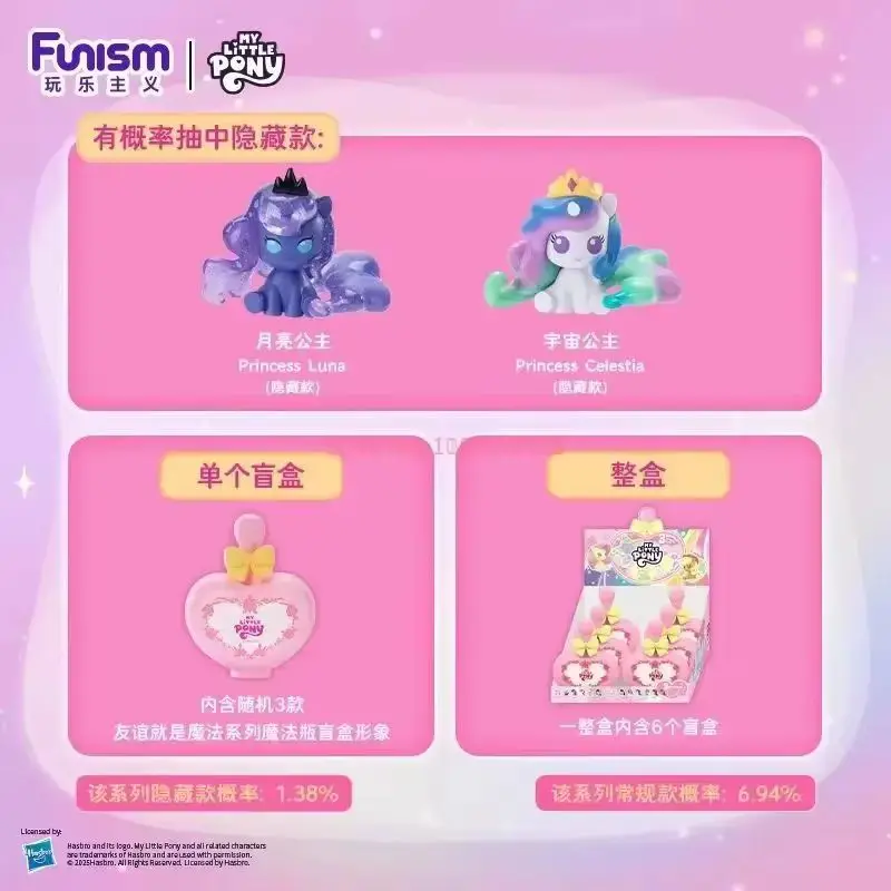 

Набор глухих бутылок My Little Pony — мини-игрушки-бобы с яблоком и пирогом Pinkie для подарков на день рождения и декора стола