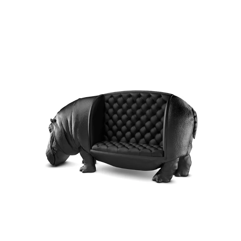 Hippo Modeling Chair Fiberglas Sofa Tierstuhl