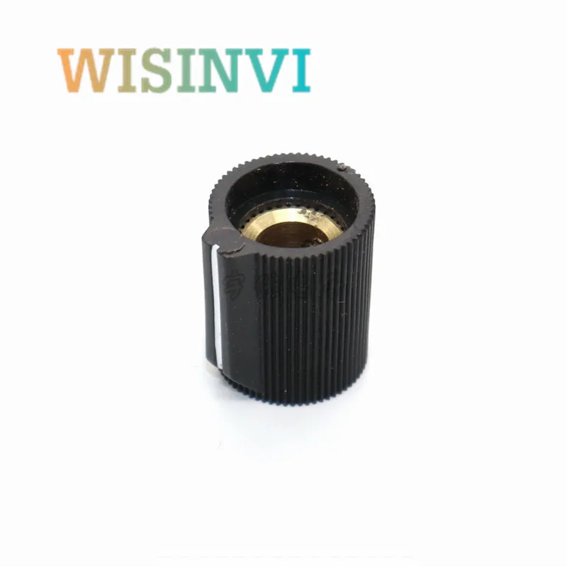 10PCS 14MM*17MM Black Plastic Knob Lock Screw cap Frequency Converter Panel Operation Speed Regulation Potentiometer Knob Cap