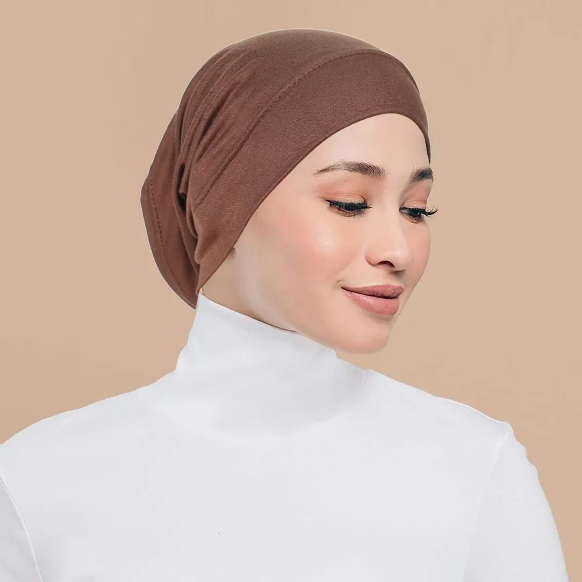 

Underscarf New Tube Inner Cap Soft Turban Ninja Hat Muslim Hijab Headscarf Beanie Bone Bonnet Hair Loss Head Wrap Turbante Mujer