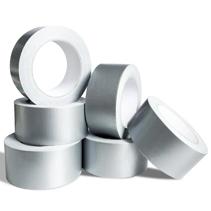 Duct Tape Heavy Duty,2 Inch X 27 Yards,6Pack Silver Duct Tape Waterproof,Strong Flexible And Adhesive For Indoor Outdoor