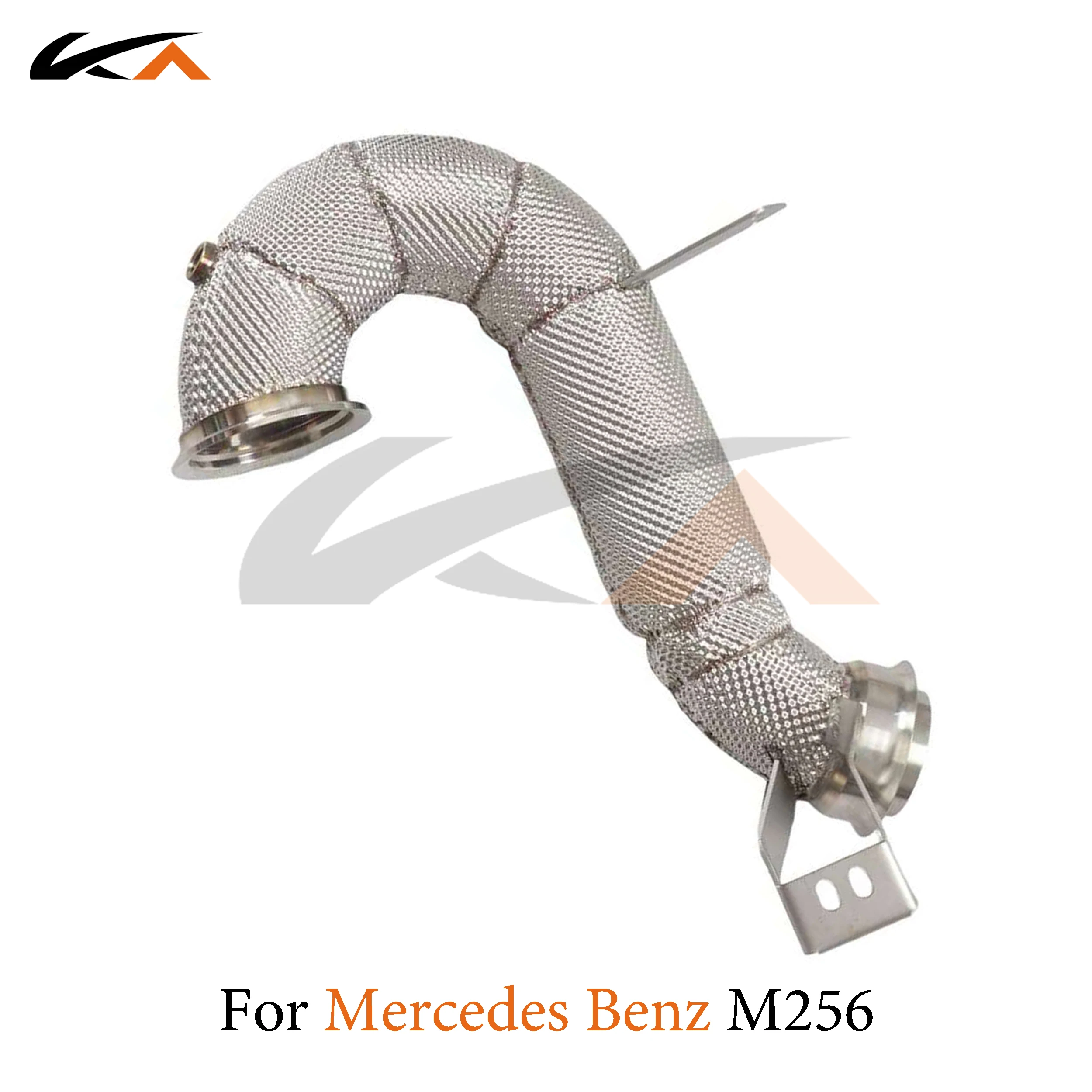 

KA Tuning downpipe exhaust stainless headers for Mercedes-benz amg gt50 e53 gle53 cls53 3.0t performance heat shield catalysis