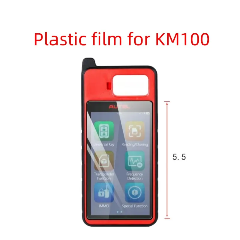 1/2pcs 5.5 Inche Screen Protection Film Explosion-proof Film Eye Protection Film HD Plastic Flm for Autel KM100 Key Programmer