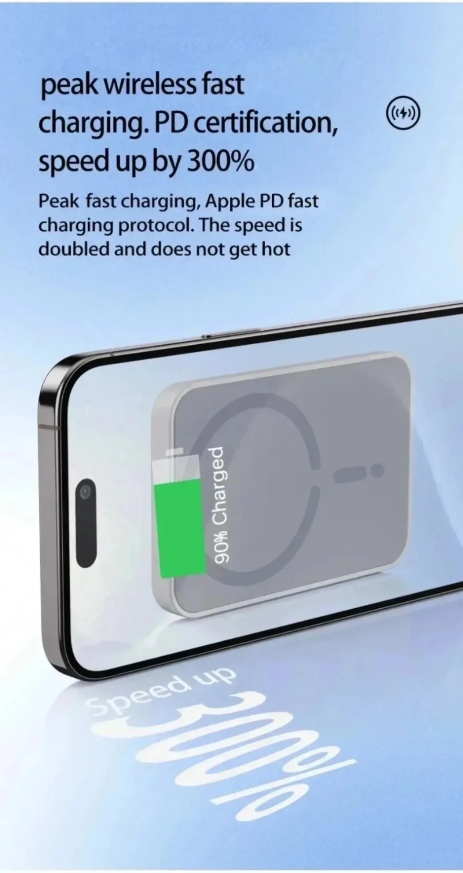 Magnetische Auto-Wireless-Ladegerät-Halterung 15W Schnellladung für iPhone 12 13 14 15 16 Samsung Qi-Telefon 360° Drehung Lüftungsclip Ohne Kabel – Detail 6