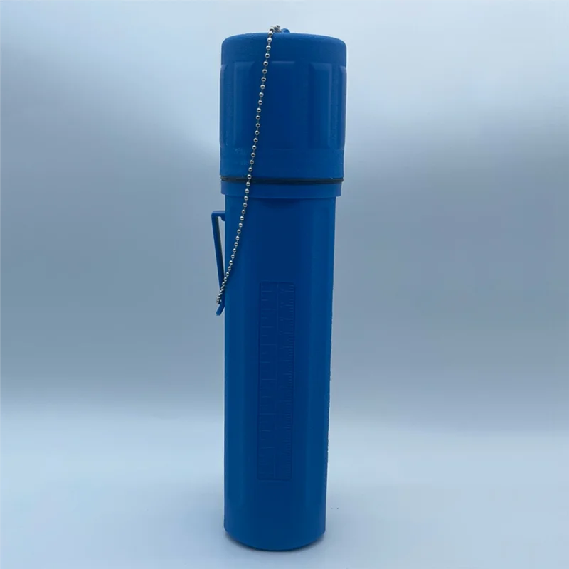 

A05E-Blue 10LB Guard Welding Weld Electrode Rod Storage Tube Container Hold Cannister With Straps And Chain Durable