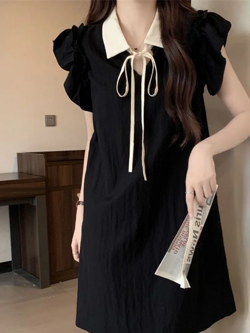 

Летняя корейская юбка размера плюс Dr ort Sve, прямая юбка-труба для полных сестер, удобная посадка, силуэт трапециевидной формы