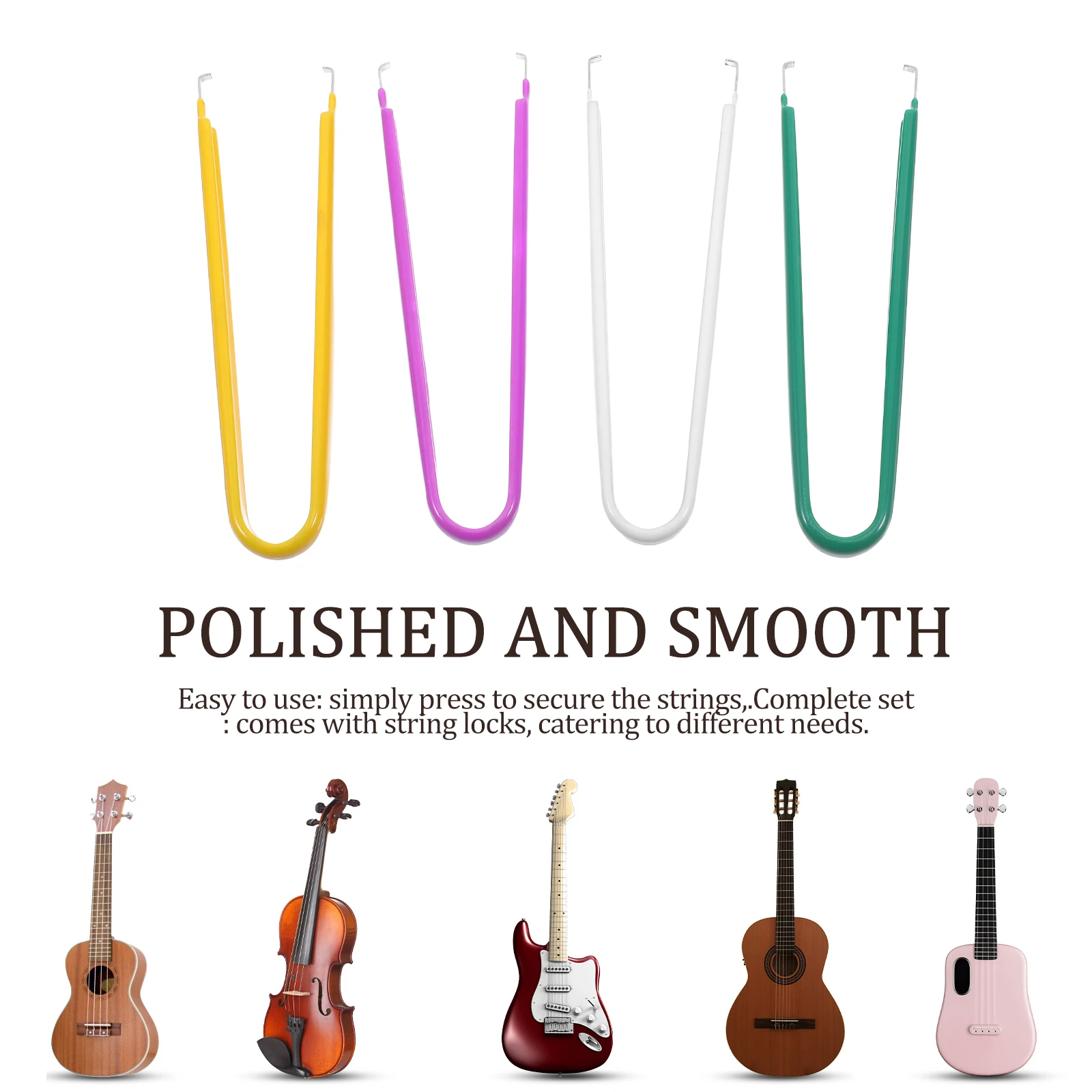

4 Pcs Electric Guitar Accessories Knob Remover Car Cap Puller Volume Knobs Control