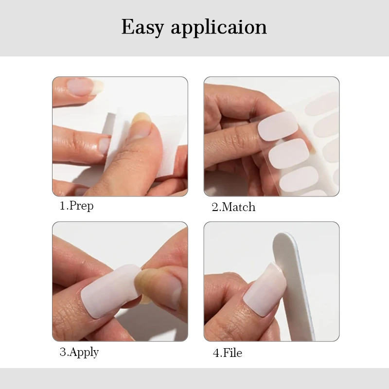 Pink Nude Full Cover Nail Sticker Gradient Color Self-Adhesive Simple Full Nail Wraps DIY Thermal Effect Nail Art Making Manicur