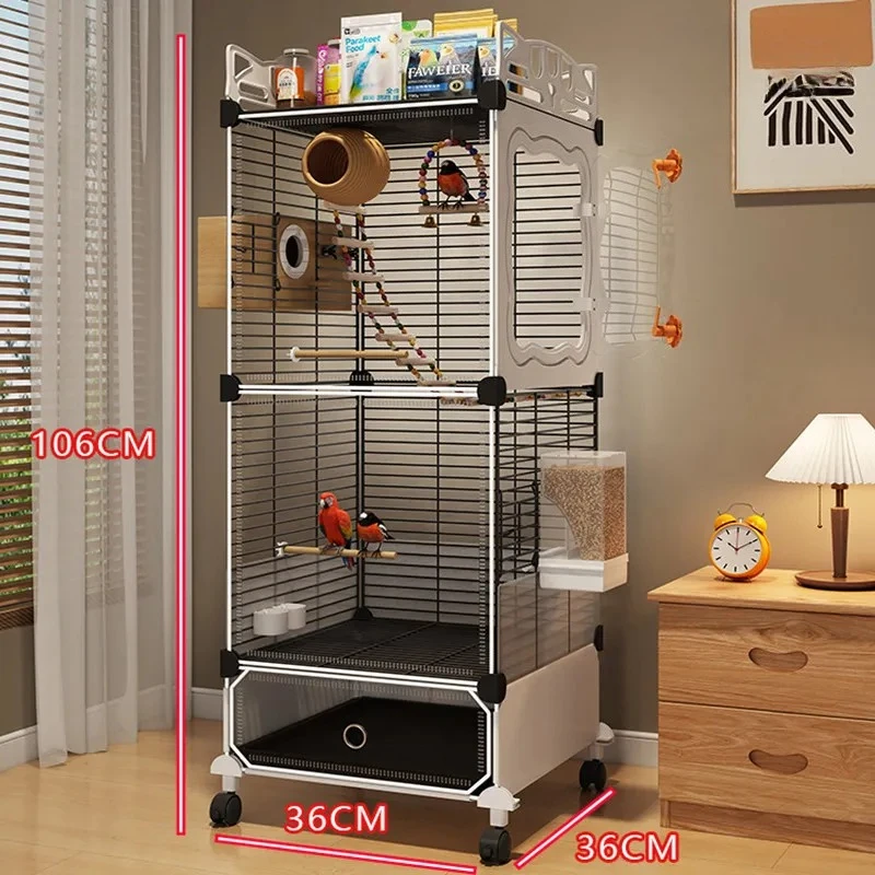

Large Parrot Bird Cages Canaries Accessories Lovebird Outdoor Bird Cages Large Outside Feeder Jaula Para Canarios Bird Supplies
