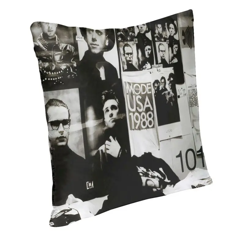 Heavy Metal Rock Band Depeche Cool Mode Cushion Cover Velvet Modern Pillows Case Decor Home